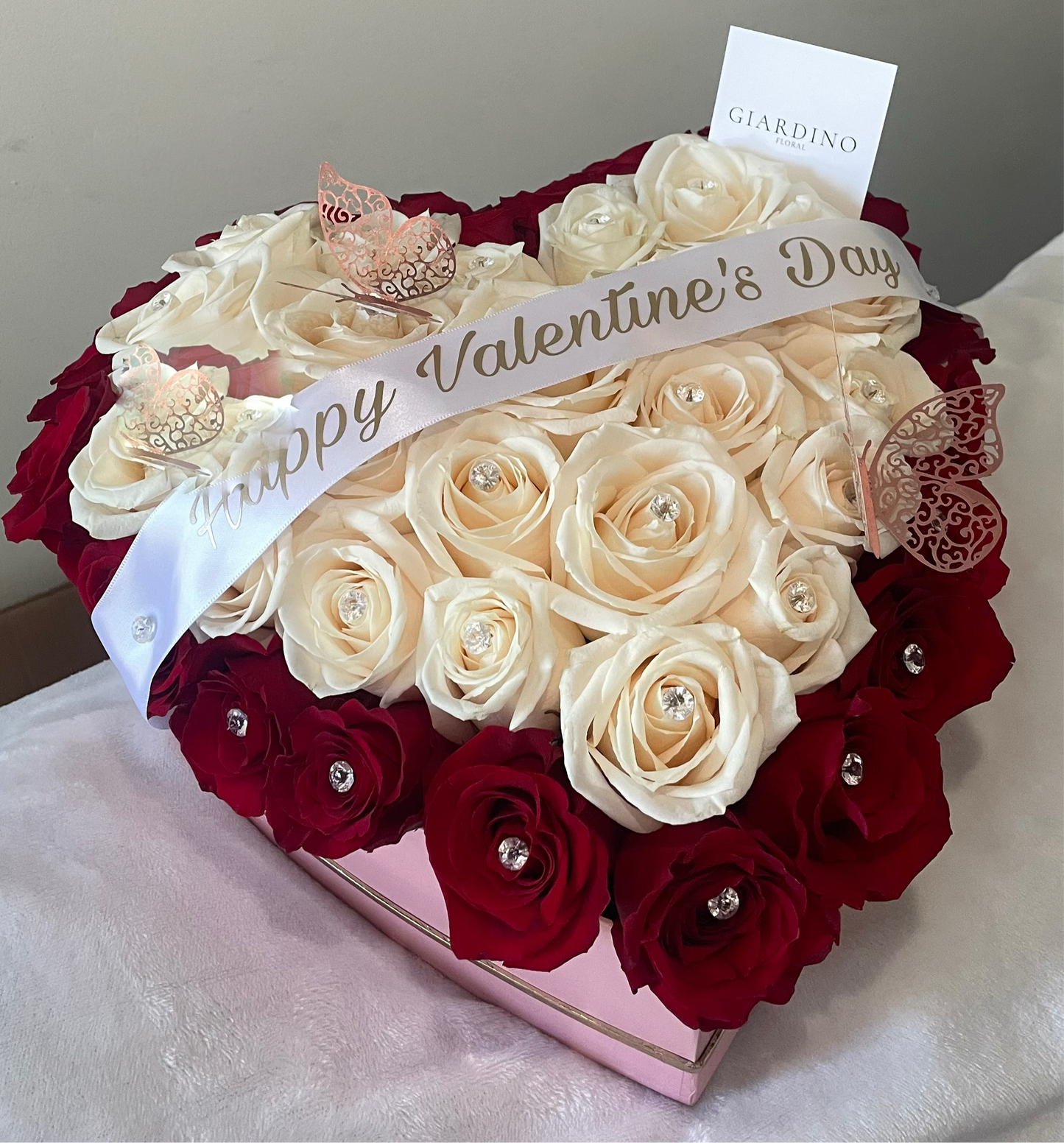 Deluxe Heart Rose Box